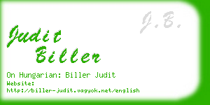 judit biller business card